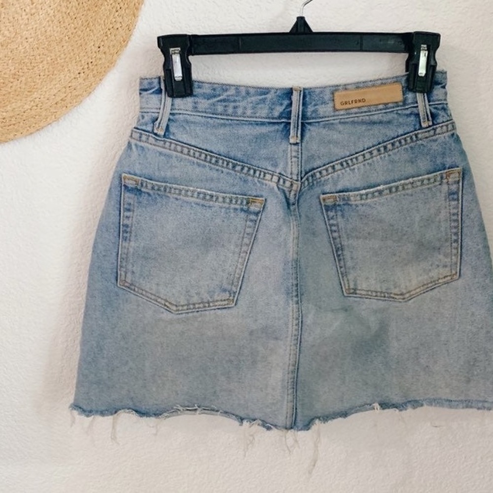 grlfrnd denim skirt